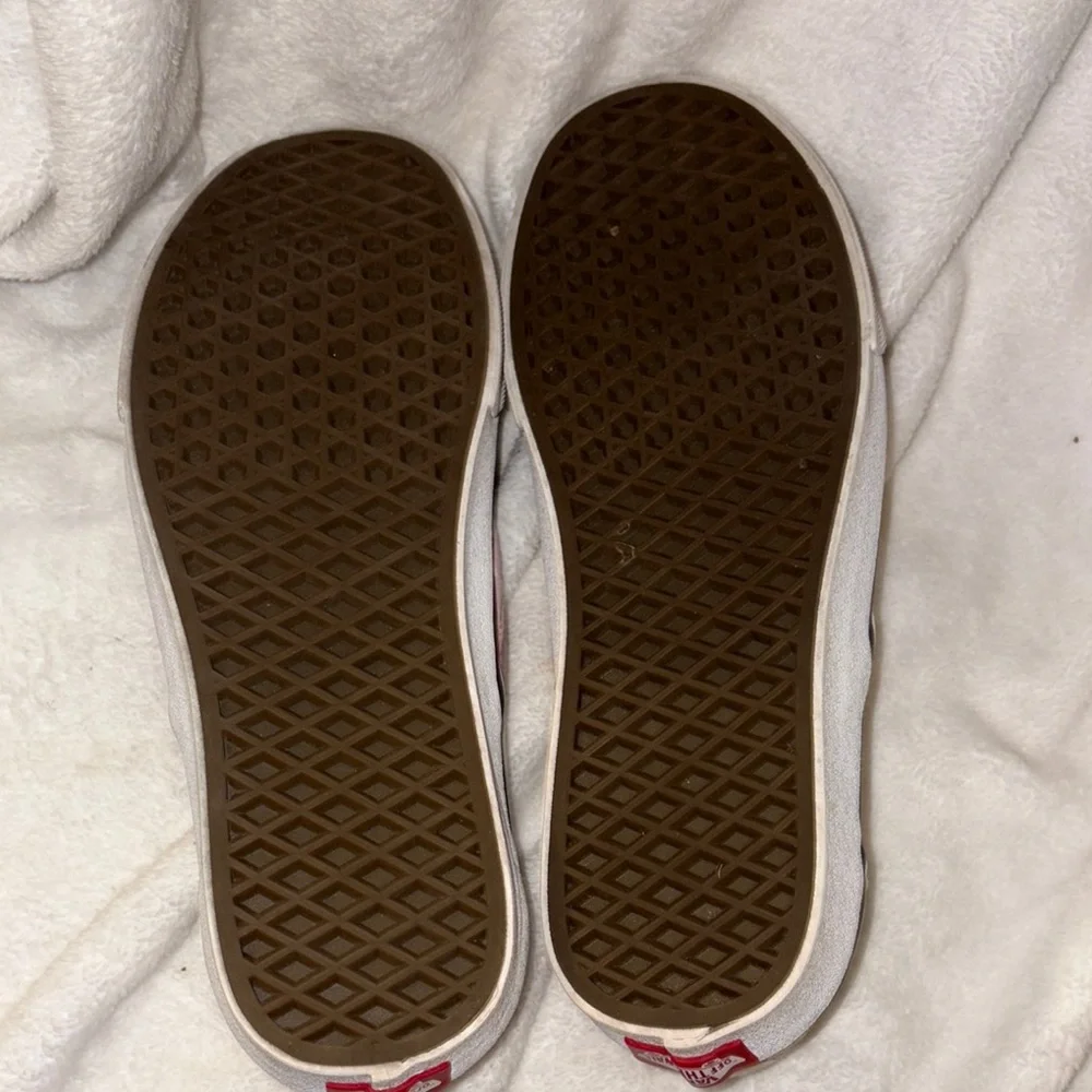 Vans light purple and Cream Checkered Slip-Ons - Picture 4 of 5